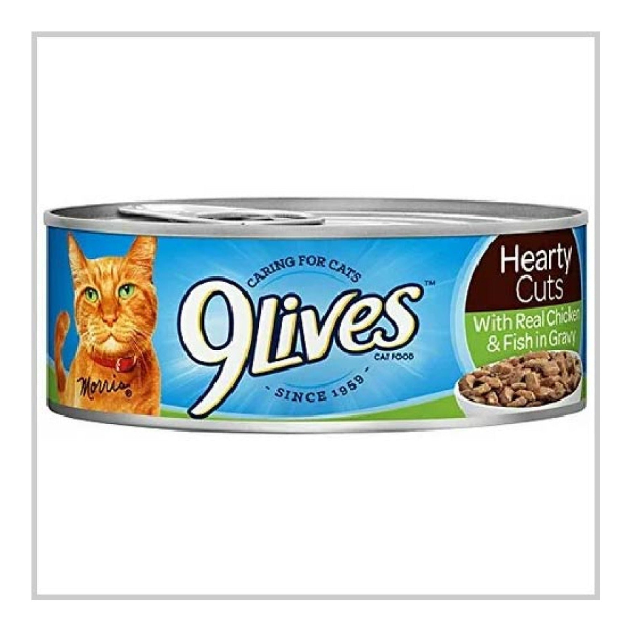 9 Lives Lata Hearty Cuts Ckn/Beef Gravy