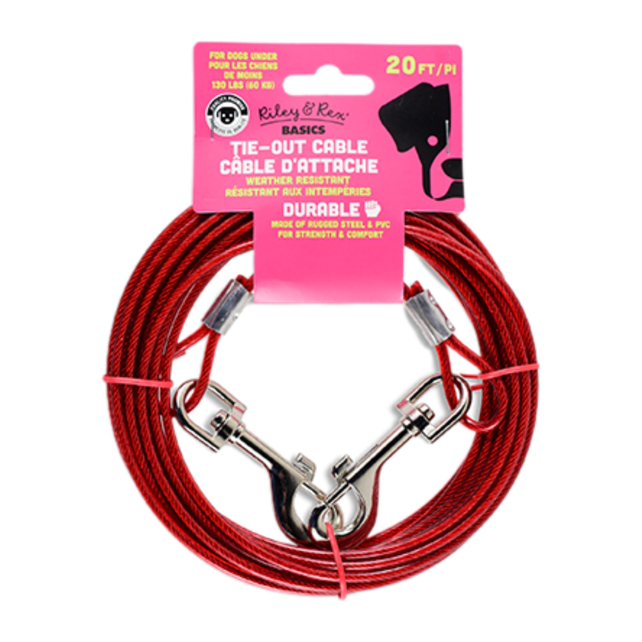 Riley & Rex Tie Out Cable 20ft
