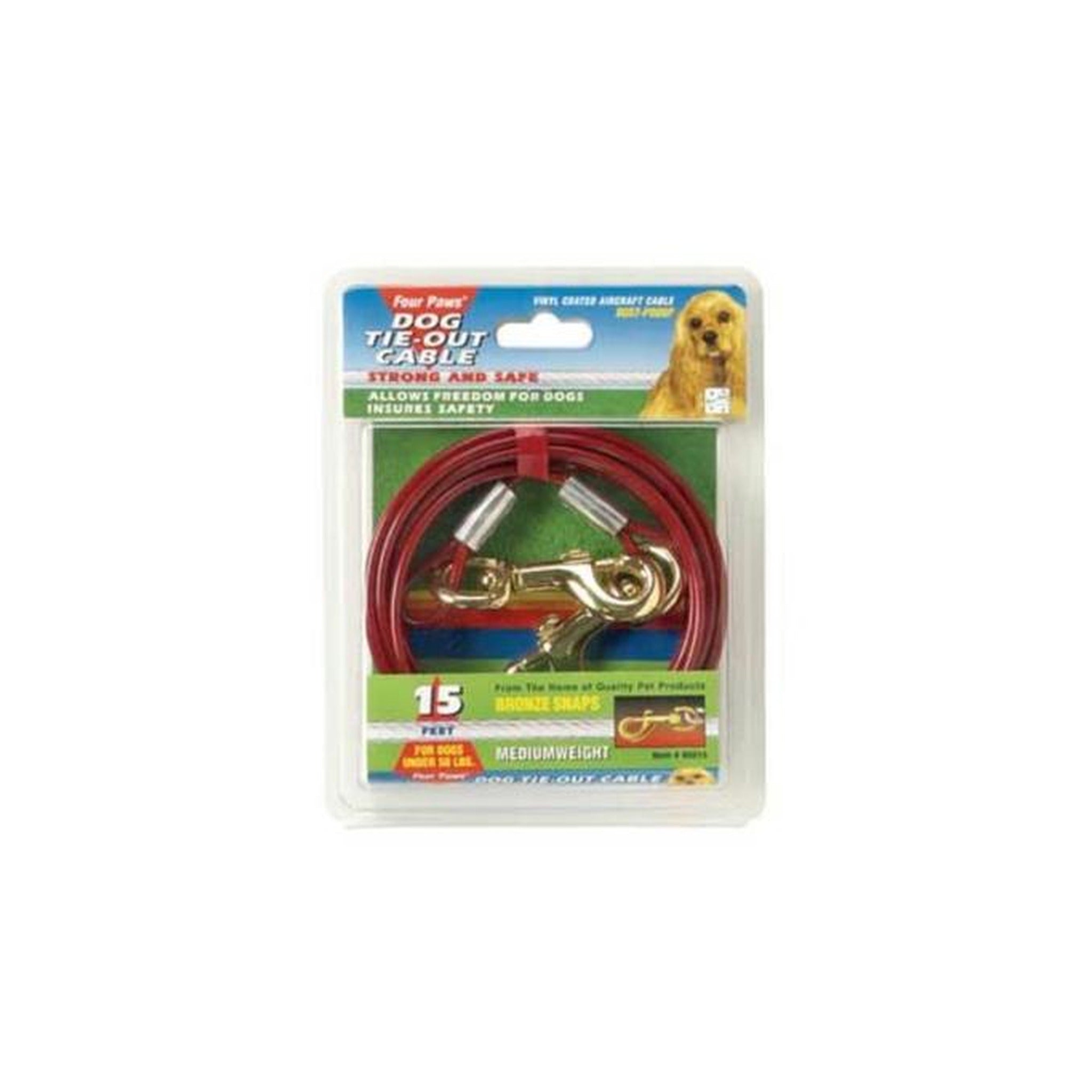 Tie Out Cable 30ft Heavy/ Silver