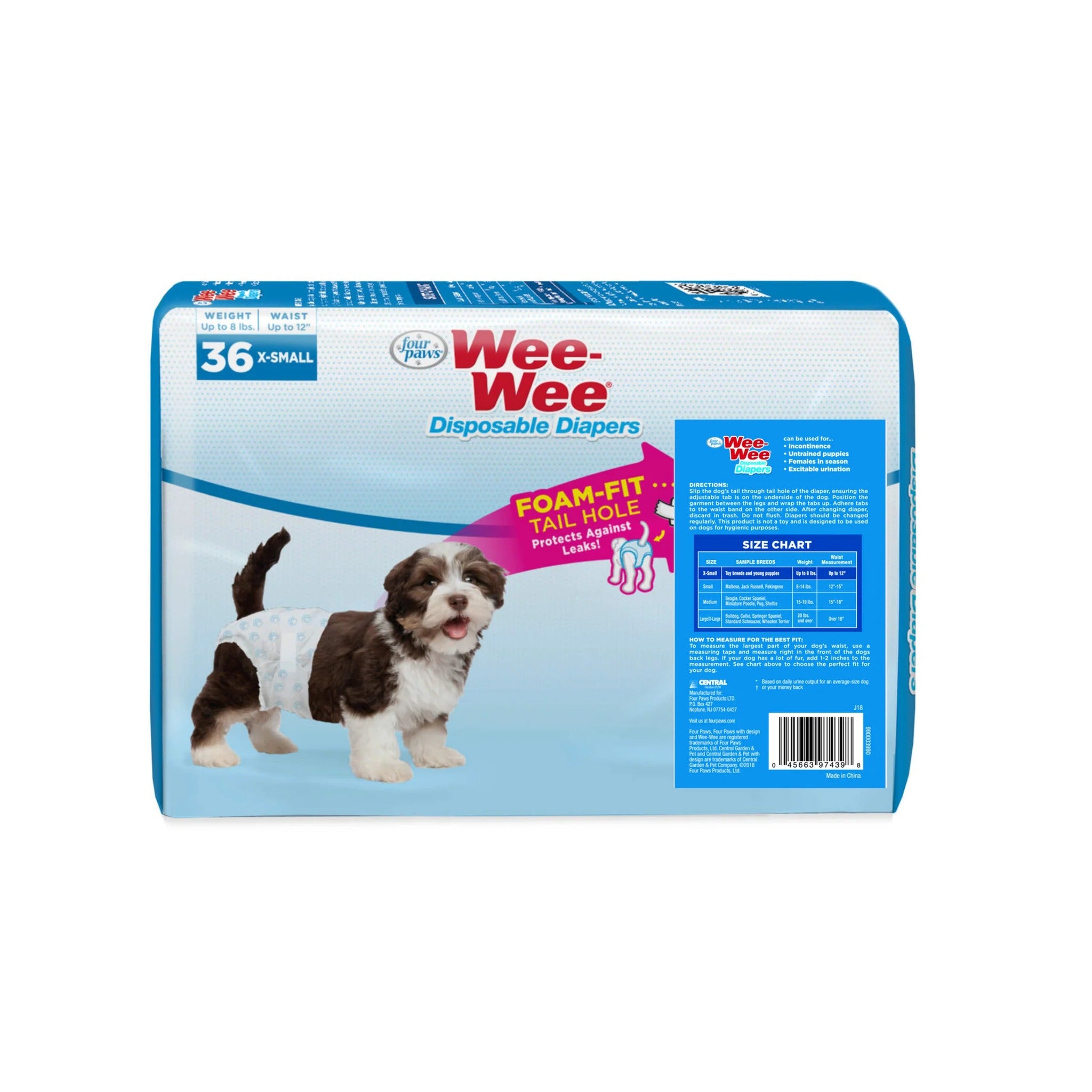 Wee Wee Diapers X Small