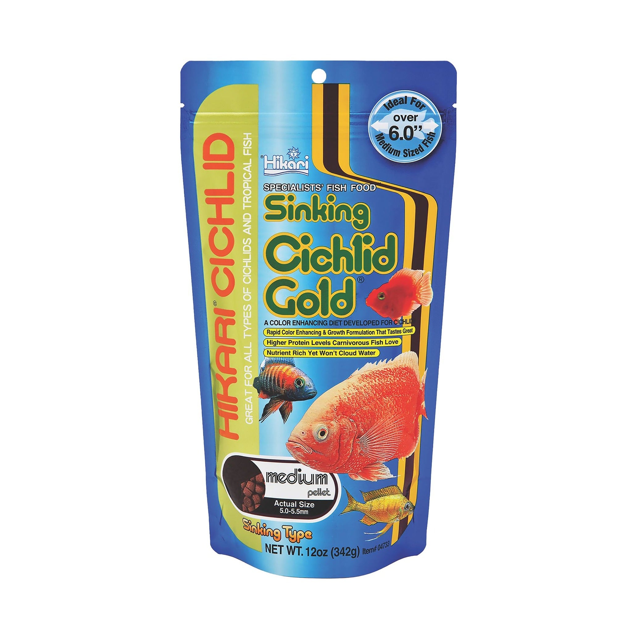 Hikari Cichlid Gold Mini 8.8oz