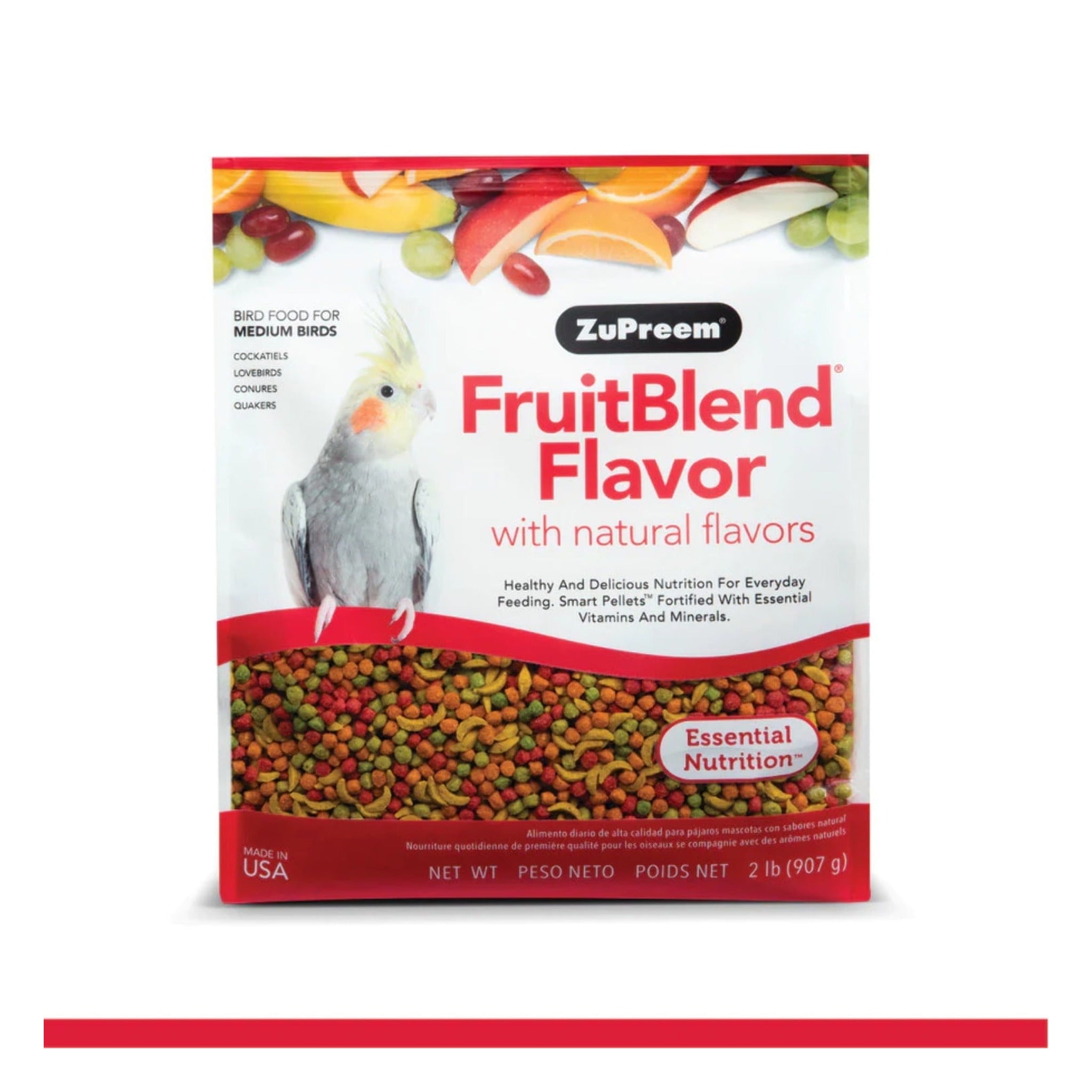 Zupreem Fruitblend Medium Bird 2lbs