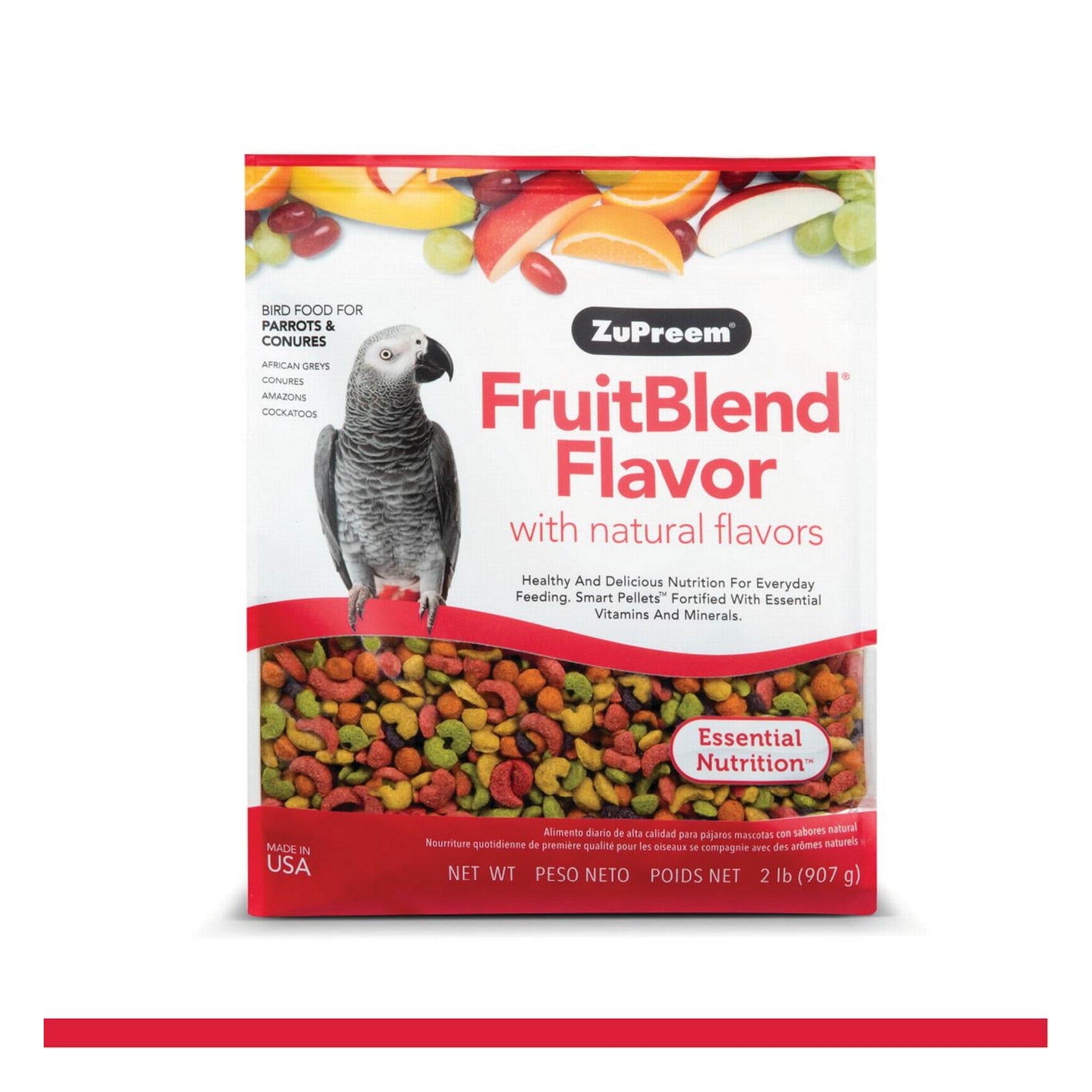Zupreem Fruit Blend Parrots & Conures 2lbs