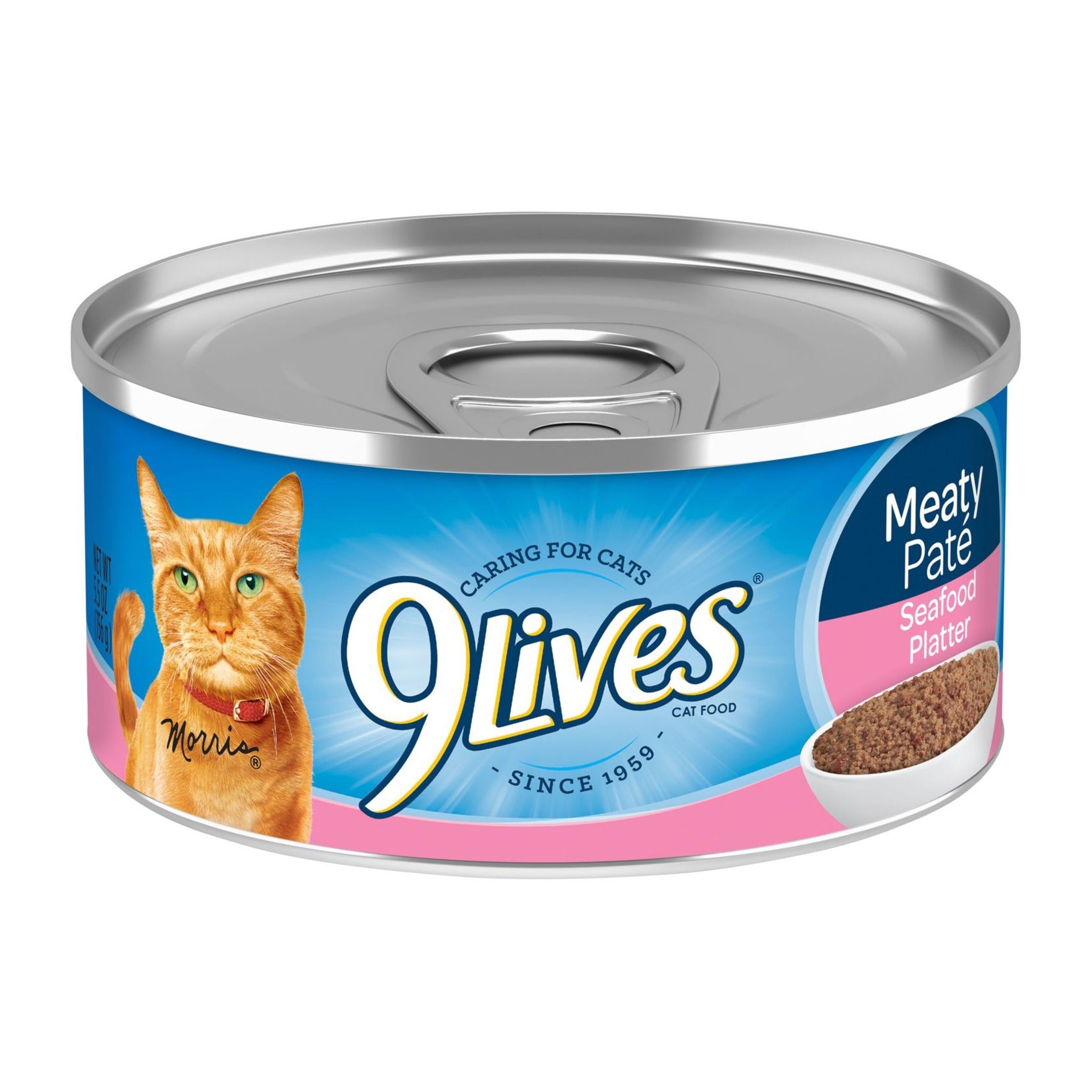 9 Lives Lata Meaty Pate Seafood Platter
