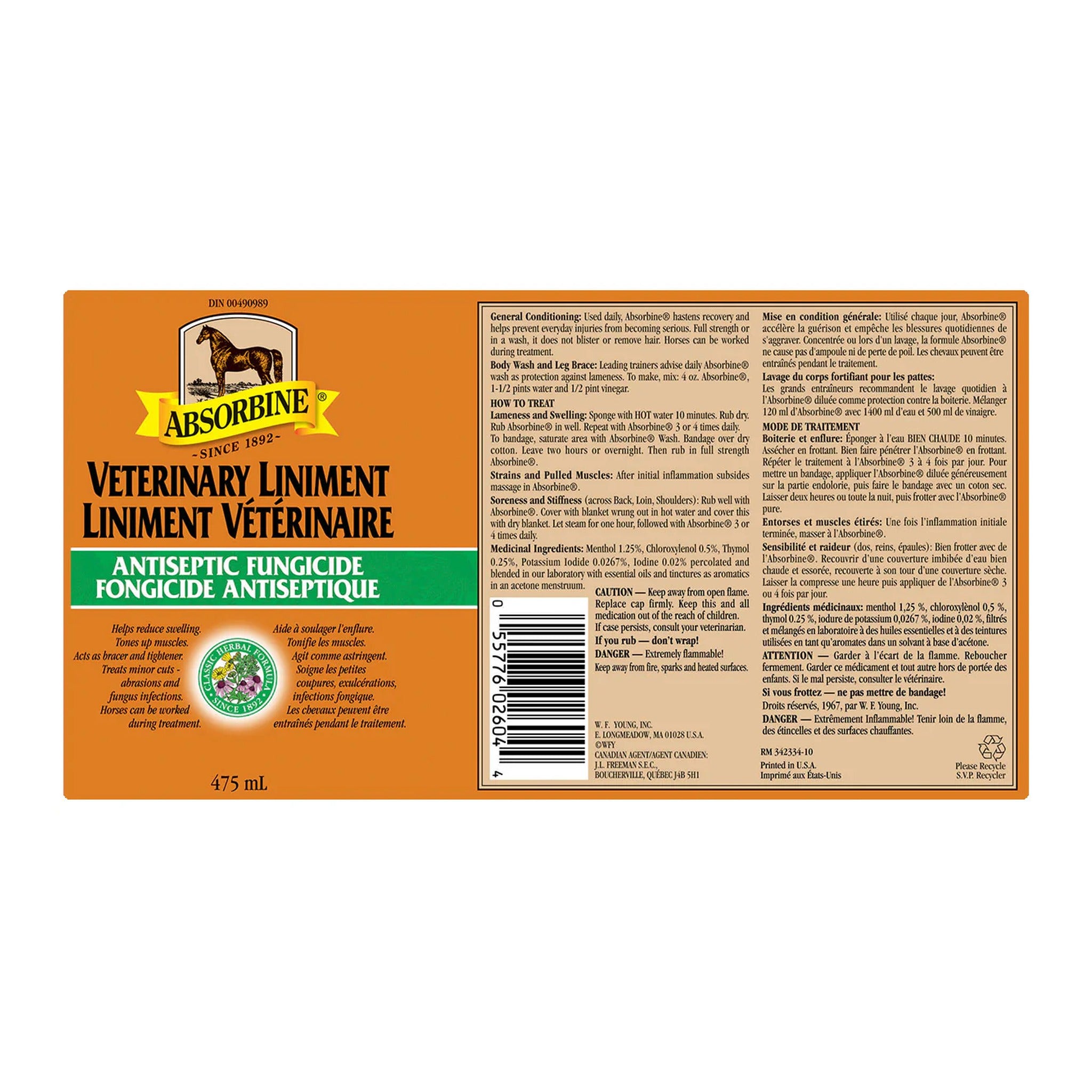 Abosrbine Linimento 3oz