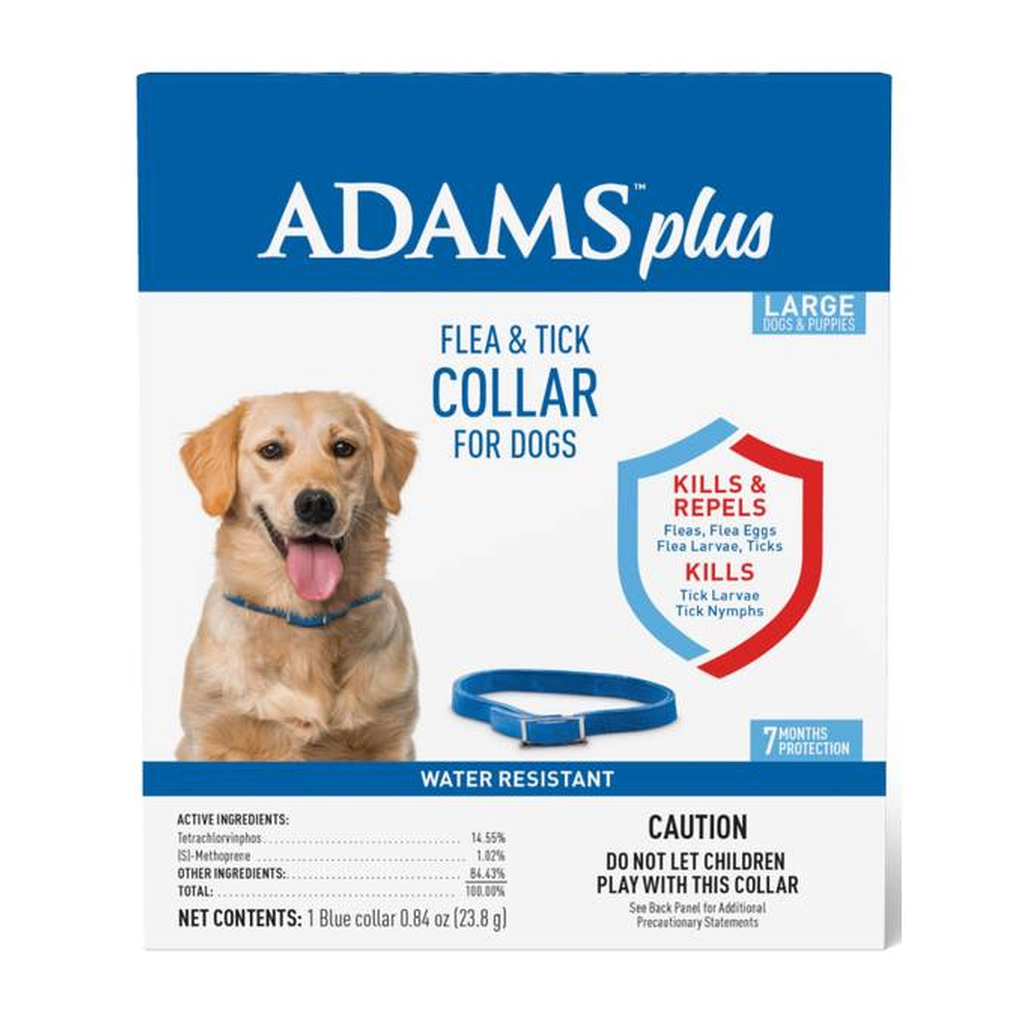 Adams F/T Dog Collar Lg