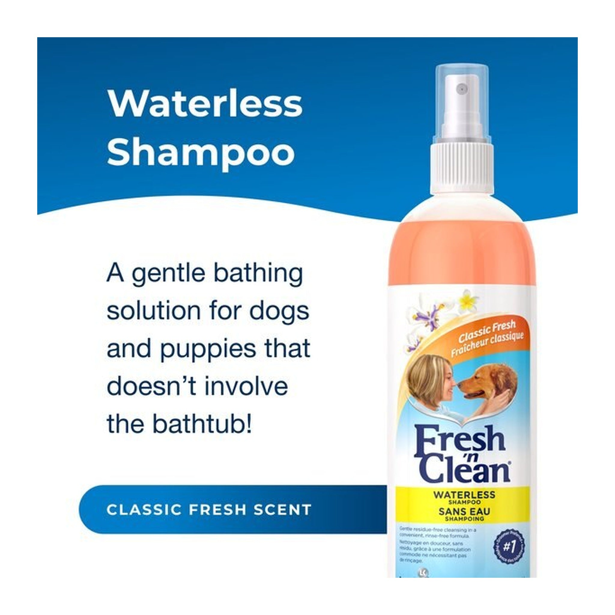 FreshnClean Waterless Shampoo