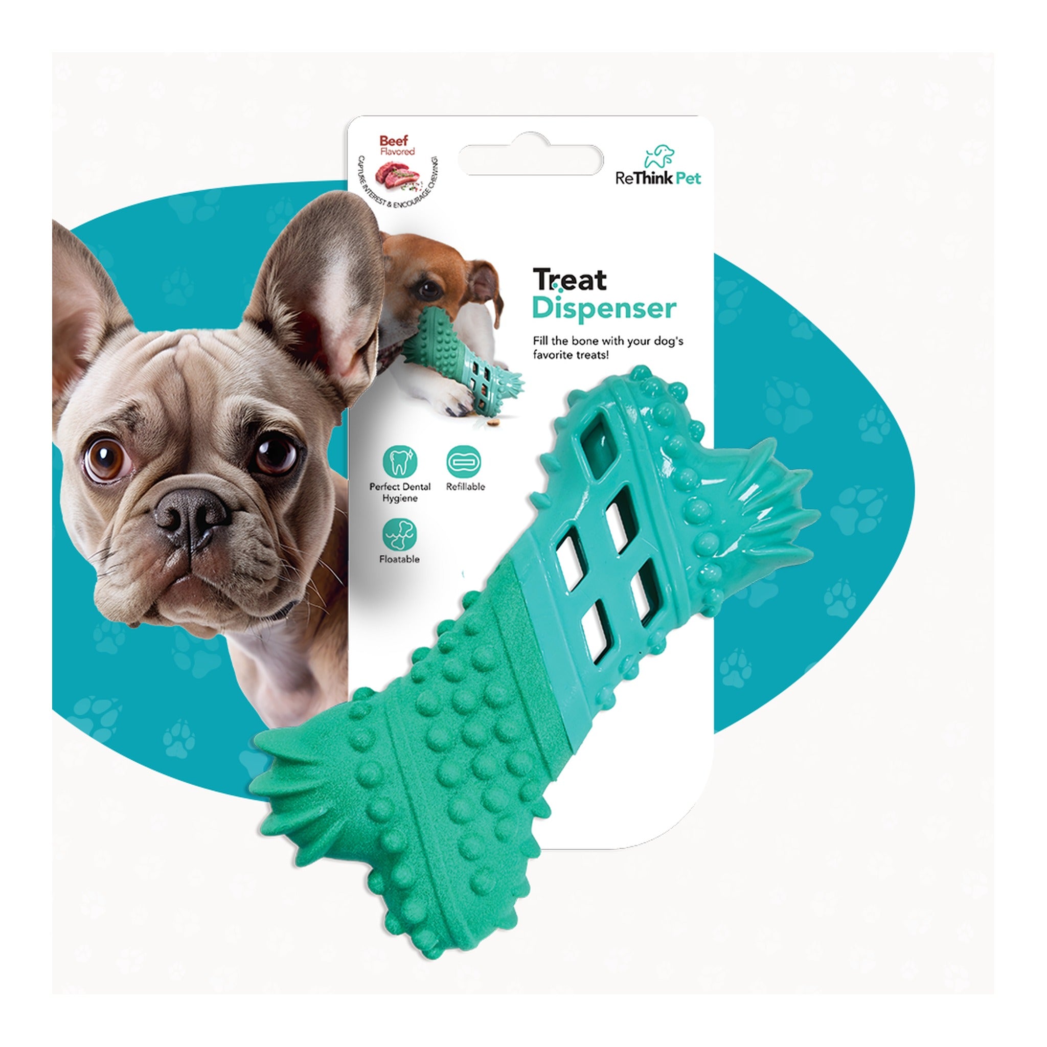 Riley & Rex Treat Dispenser Chew Bone
