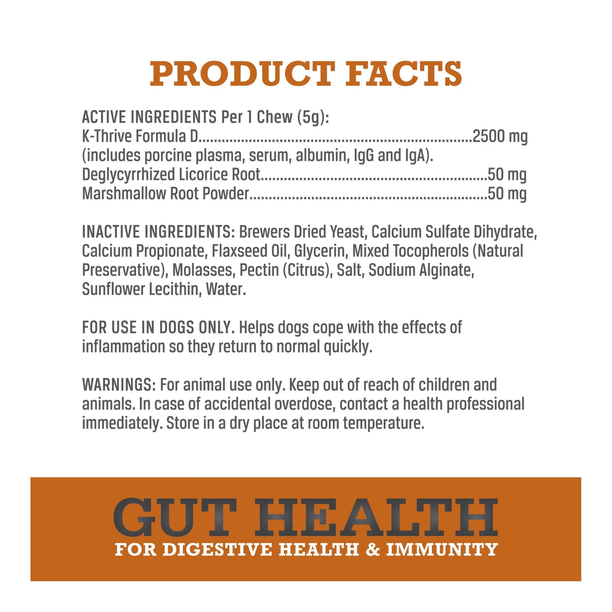 Vet Formula Gut Health Soft Chews