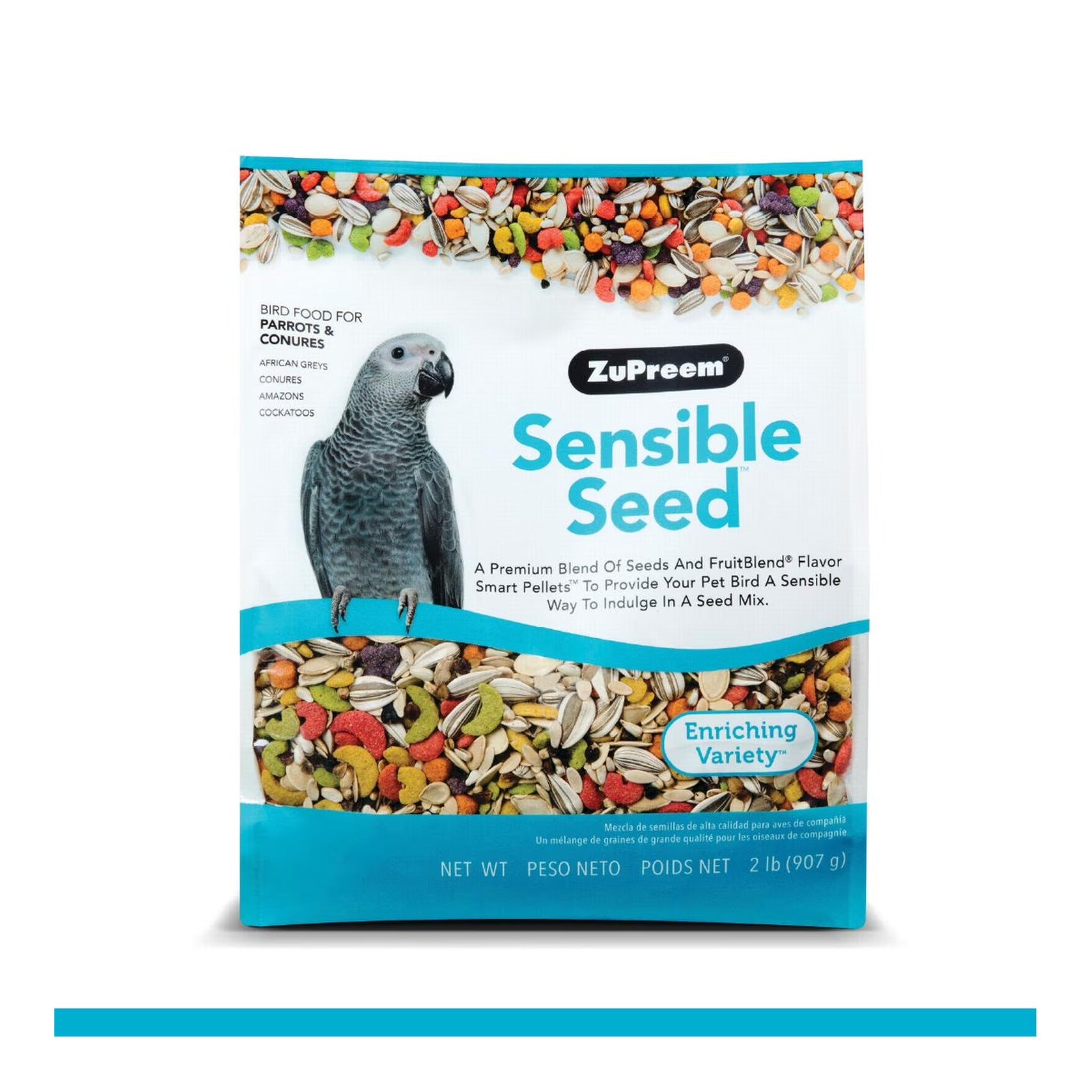 Zupreem Sensible 2lbs Parrots And Conures